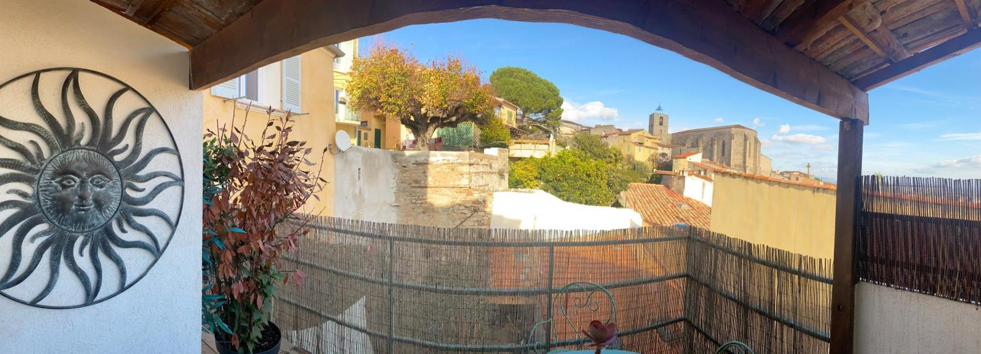 Spacieux Duplex, Vue Mer Et Belle Terrasse Hyeres Bagian luar foto