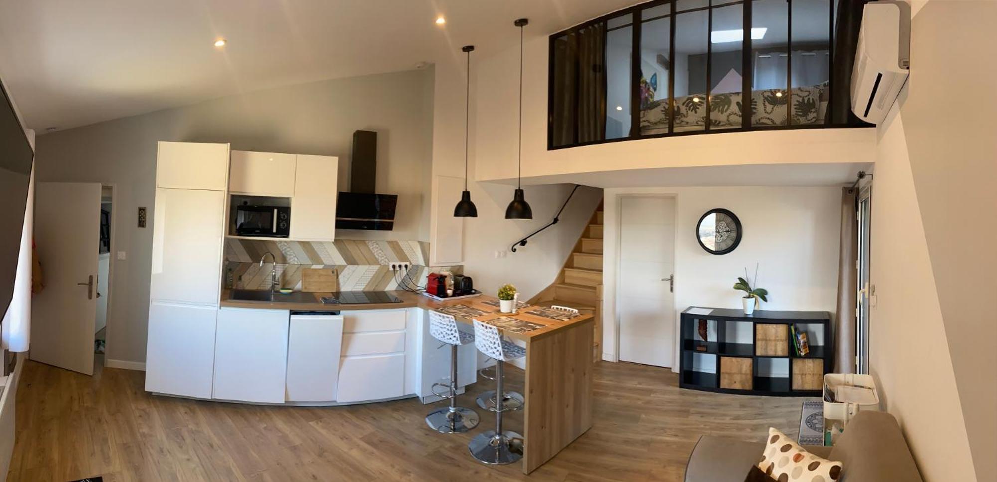 Spacieux Duplex, Vue Mer Et Belle Terrasse Hyeres Bagian luar foto